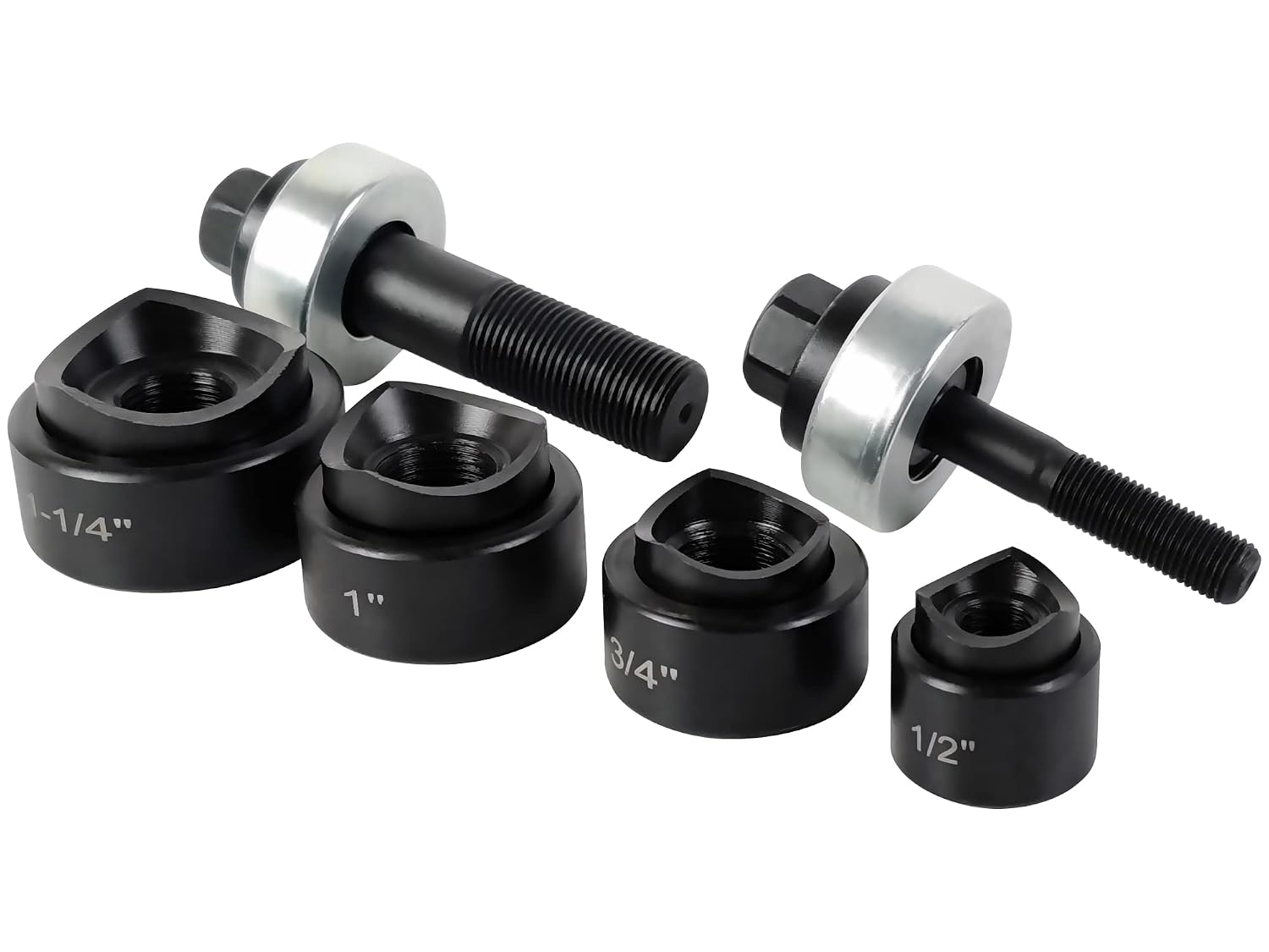 AMZCNC Manual Knockout Punch Kit, Heavy Duty Metal Sheet Knock Out Box Hole Cutter Conduit...