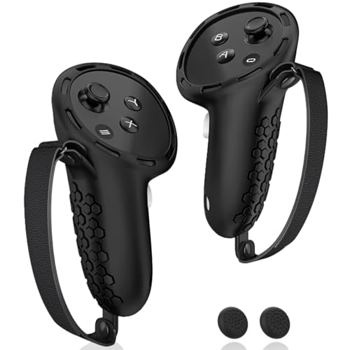AMZDM Controller Grip for Meta Quest 3S Oculus Quest 3 VR Accessories Grips Cover for VR... image