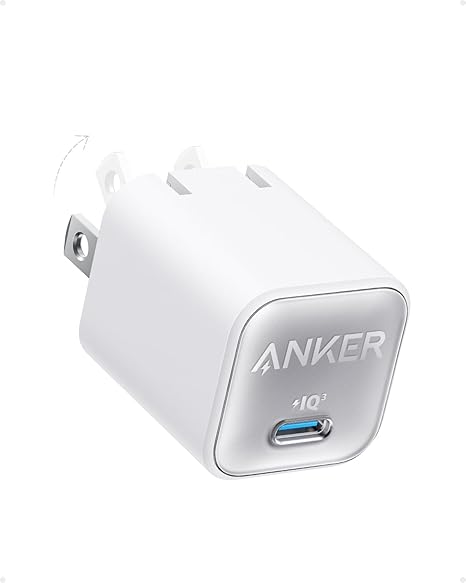 Anker Nano USB C Charger Block, 30W PIQ 3.0 Foldable iPhone Charger Fast Charging for iPhone...