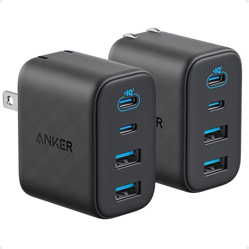 Anker Zolo USB C Charger Block,2-Pack Type C Charger Fast Charging with 50W Max Output,2...
