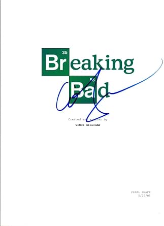 Anna Gunn Signed Autographed BREAKING BAD Pilot Episode Script COA AB