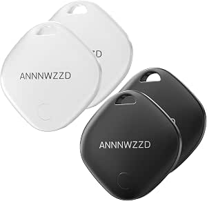 ANNNWZZD Tag 4 Pack Item Finders with Apple Find My APP (iOS Only) Help You Track Your Keys...