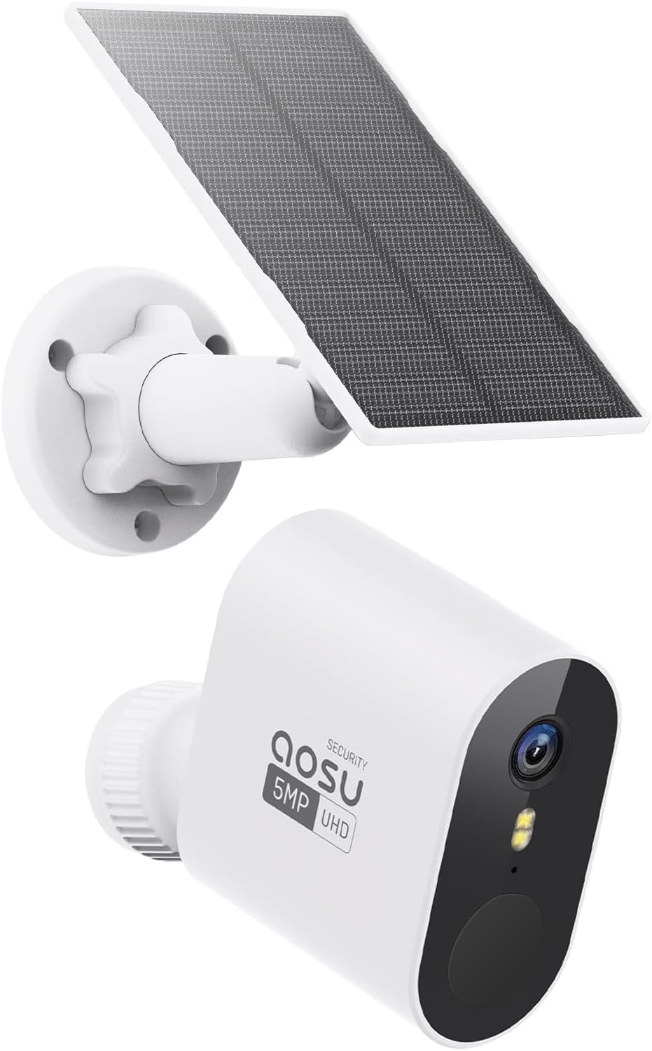 aosu Add-on Cam, 3K/5MP, Solar Powered, Up to 4PCS Security Cameras Can be Connected to 1...