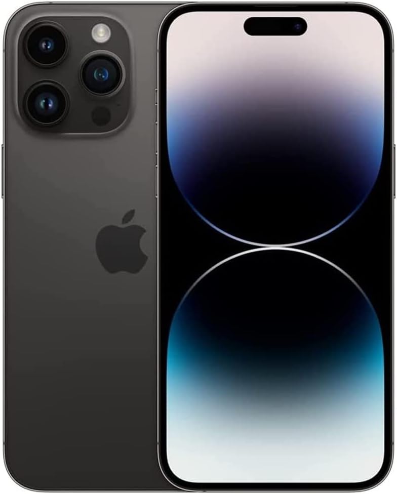 Apple iPhone 14 Pro Max, 128GB, Space Black - Unlocked (Renewed)