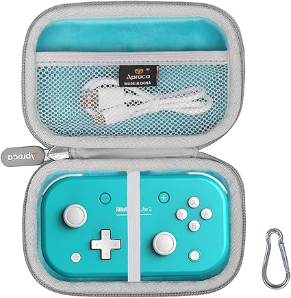 Aproca Blue Hard Travel Storage Case, for 8Bitdo Lite 2 Bluetooth Gamepad and Accessories