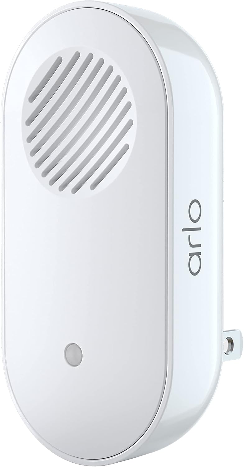 Arlo Chime 2, Built-in Siren, Audible Alerts, Customizable Melodies, Wi-Fi Connected...