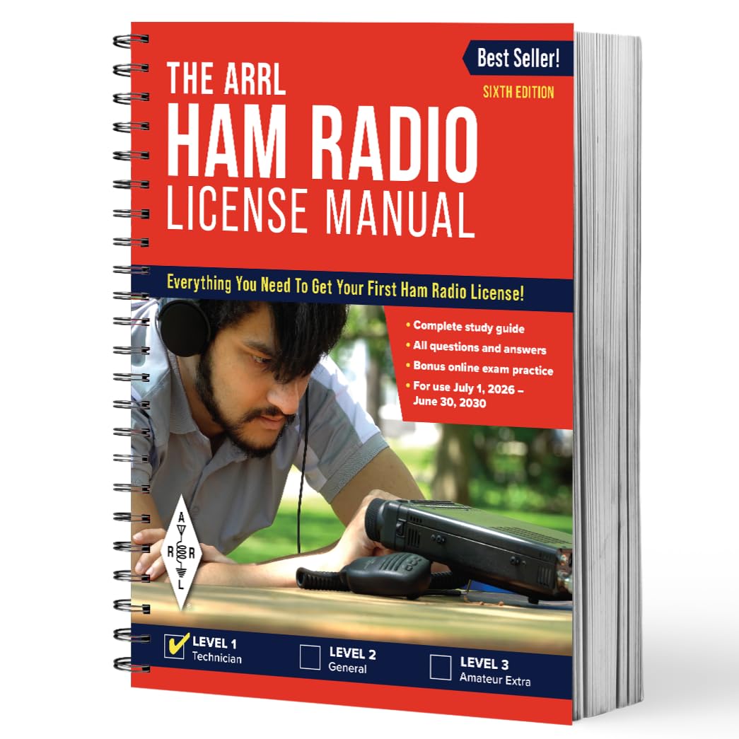ARRL Ham Radio License Manual 6th Edition – Complete Study Guide with Question Pool to...