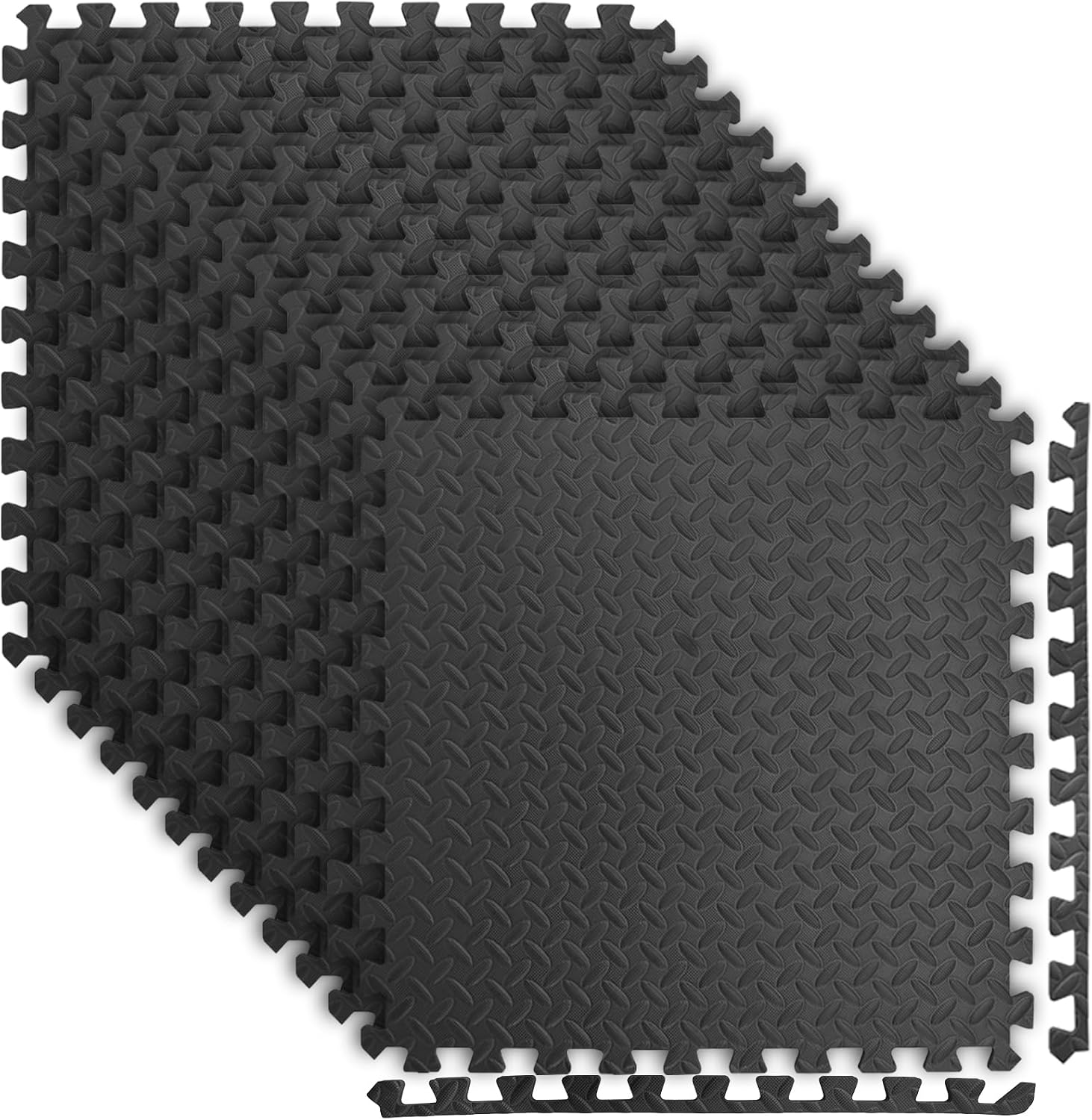 Art3d 48 Sq.Ft Eva Puzzle Exercise Mats, 1/2" Thick Foam Interlocking Tiles for Flooring...