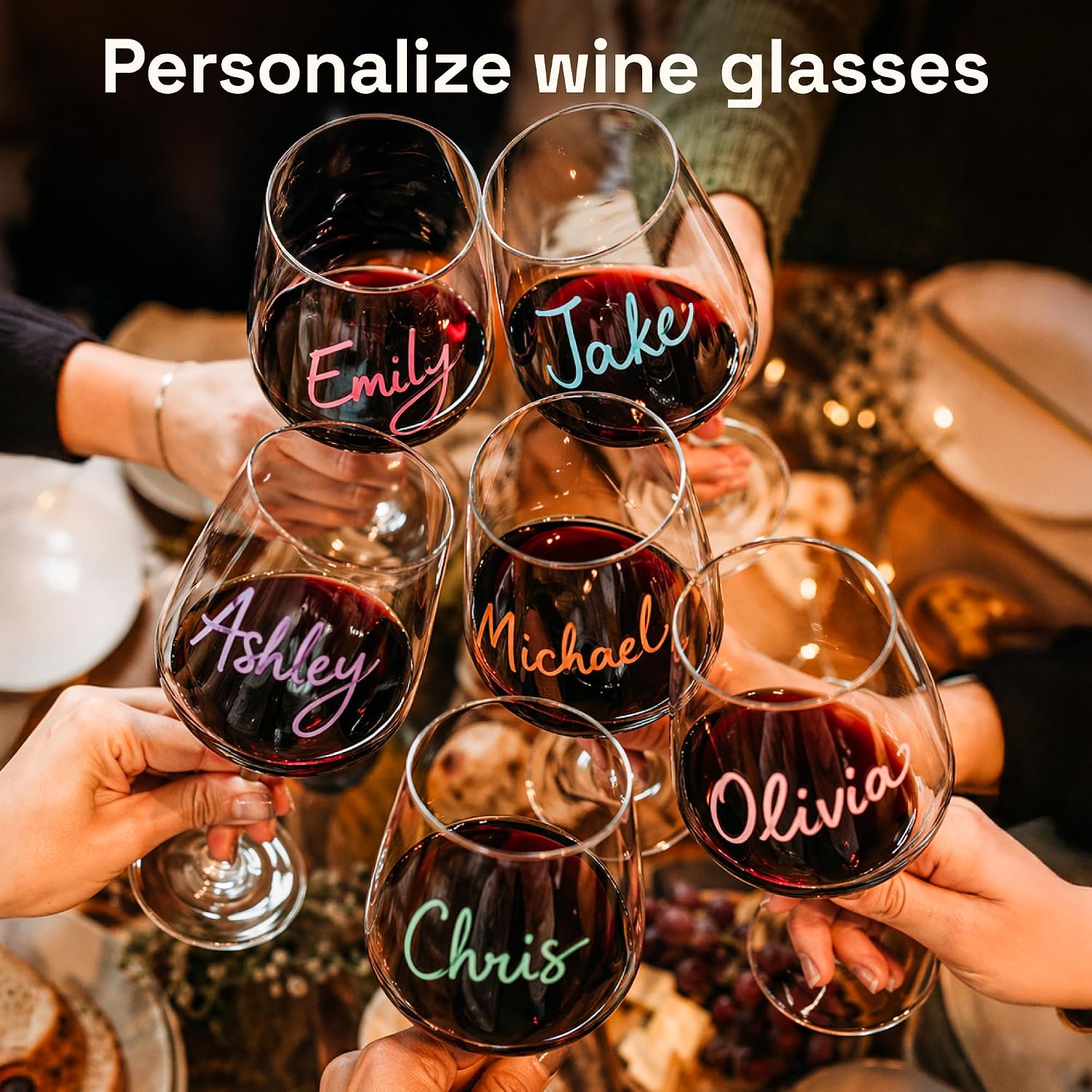 ARTISTRO 24 Glass Acrylic Paint Markers - Erasable Wine Glass Markers - Paint Pens for... image