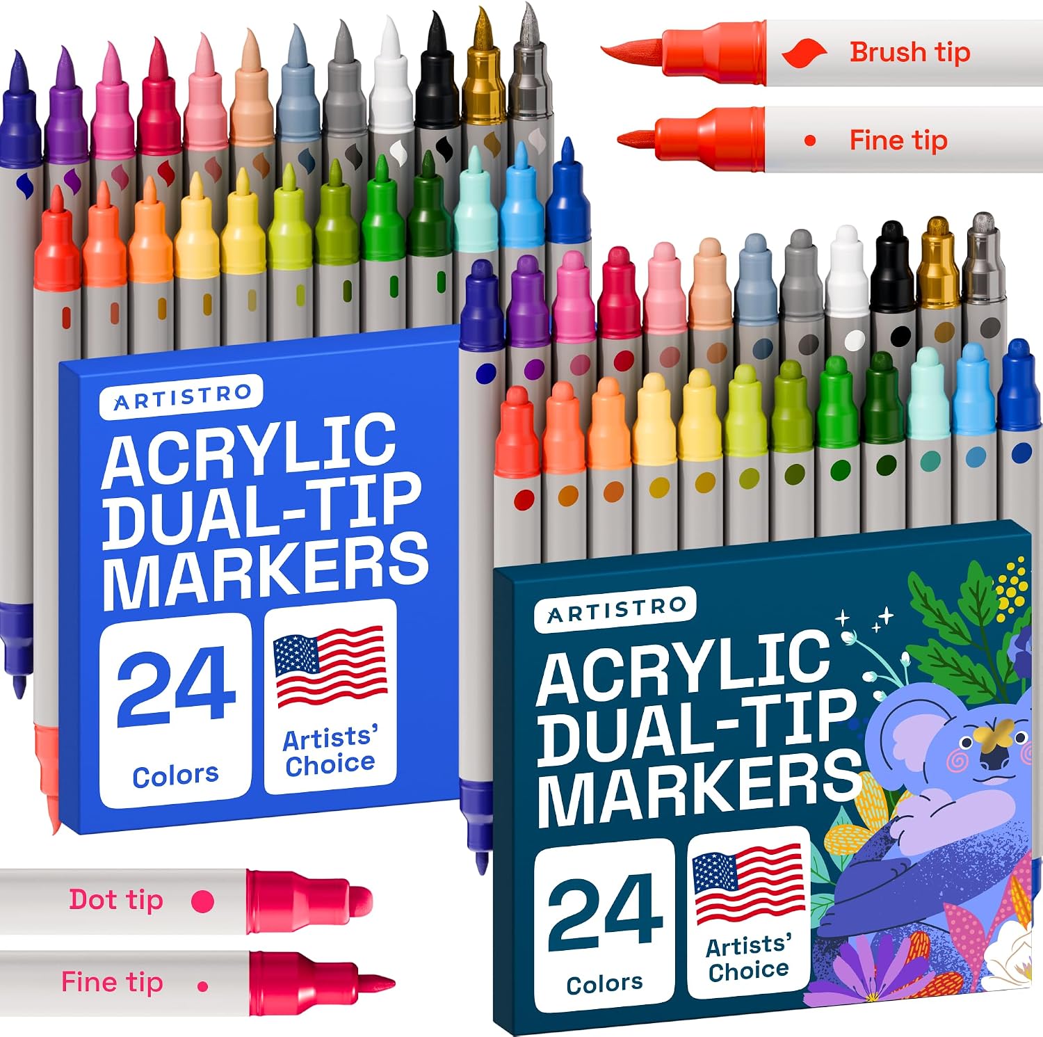ARTISTRO School Project & Teachers Must Have – Bright & Bold 48‑Pack Acrylic Paint...