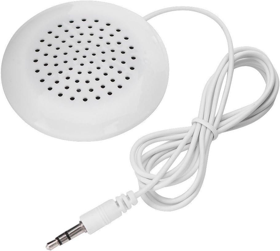 ASHATA Portable Pillow Speaker, Mini Stereo Speaker with 3.5mm Aux Plug for MP3 Phone, CD...