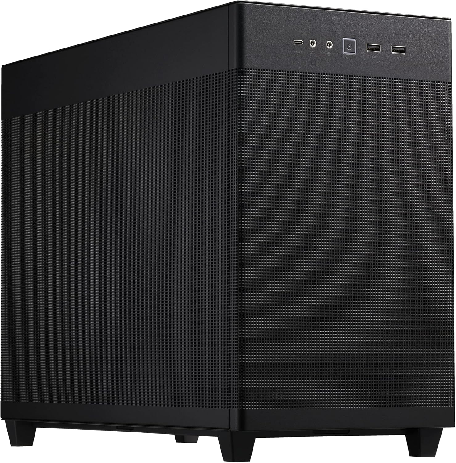 ASUS Prime AP201 Micro ATX PC Case, SFF Ready Compact Design, Pre-Installed Fan, Mesh Panel...