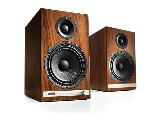 Audioengine HD6 Powered Bookshelf Speakers – Bluetooth Speakers for Turntables, Vinyl... image