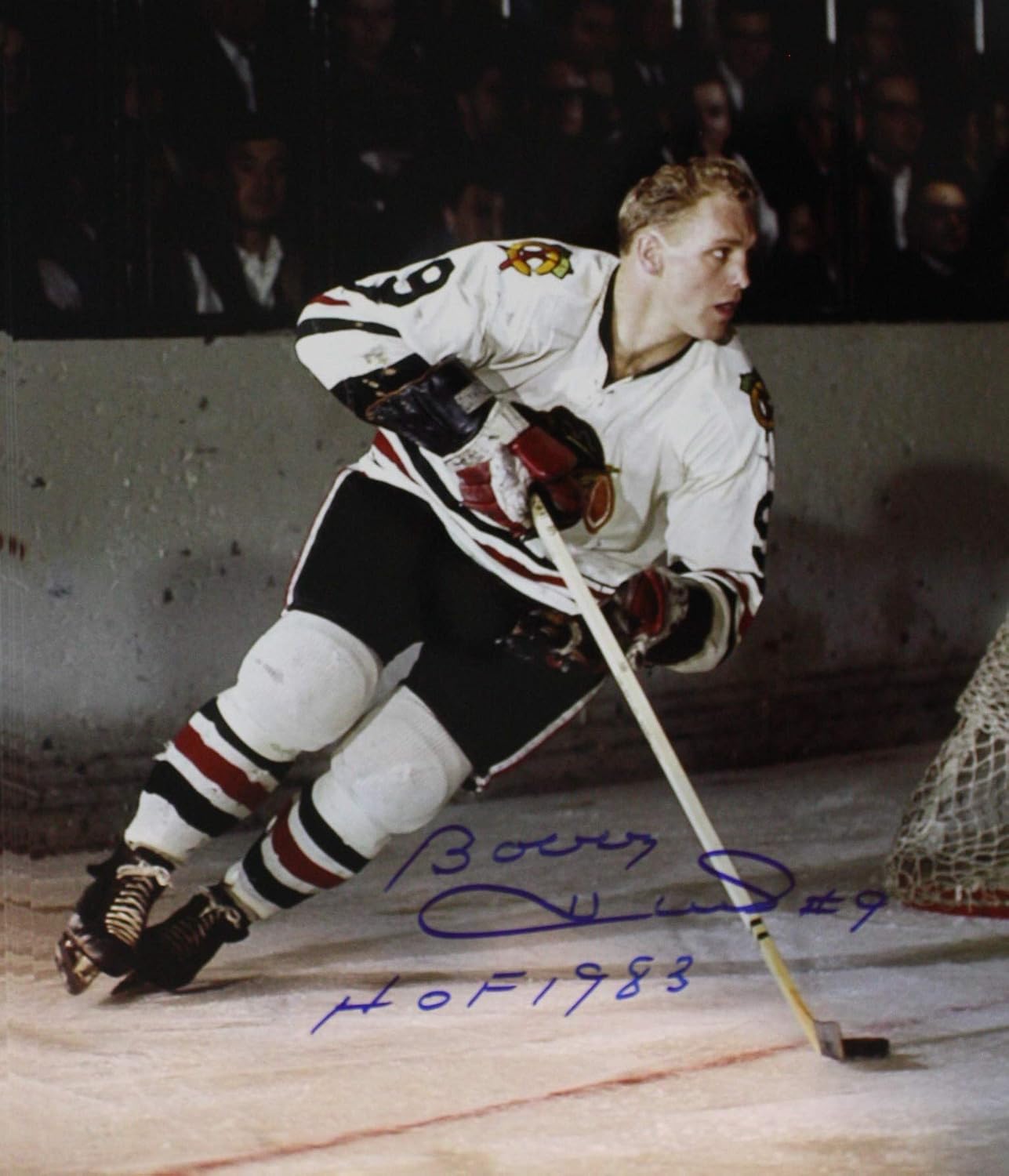 Autographed Bobby Hull 11x14 Chicago Blackhawks Photo with COA