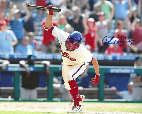 Autographed Garrett Stubbs Philadelphia Phillies 8x10 Photo