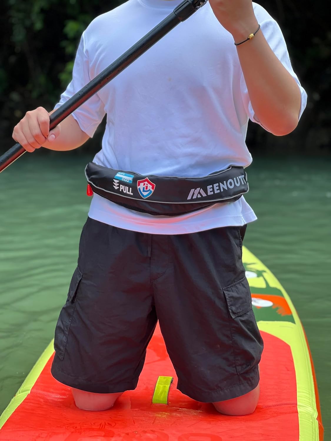 Automatic Inflatable Belt Pack Water Sports Jacket Waist Belt PFD for SUP Paddleboarding... image