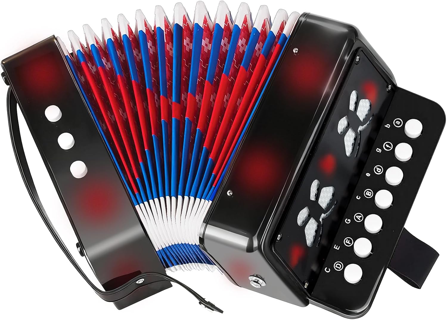 AZEAM Kids Accordion, Toy Accordion for Ages 3 5 9 7 10 12 Child Children Toddlers Beginners...