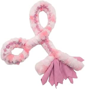 Baba&Nana Braided Fleece Dog Tug Toy, Assorted Colors Dog Rope Toy, Interactive Tug of War... image