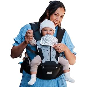 Baby Carrier, MOMTORY Safety-Certified 6-in-1 Baby Carrier Newborn to Toddler, Adjustable...