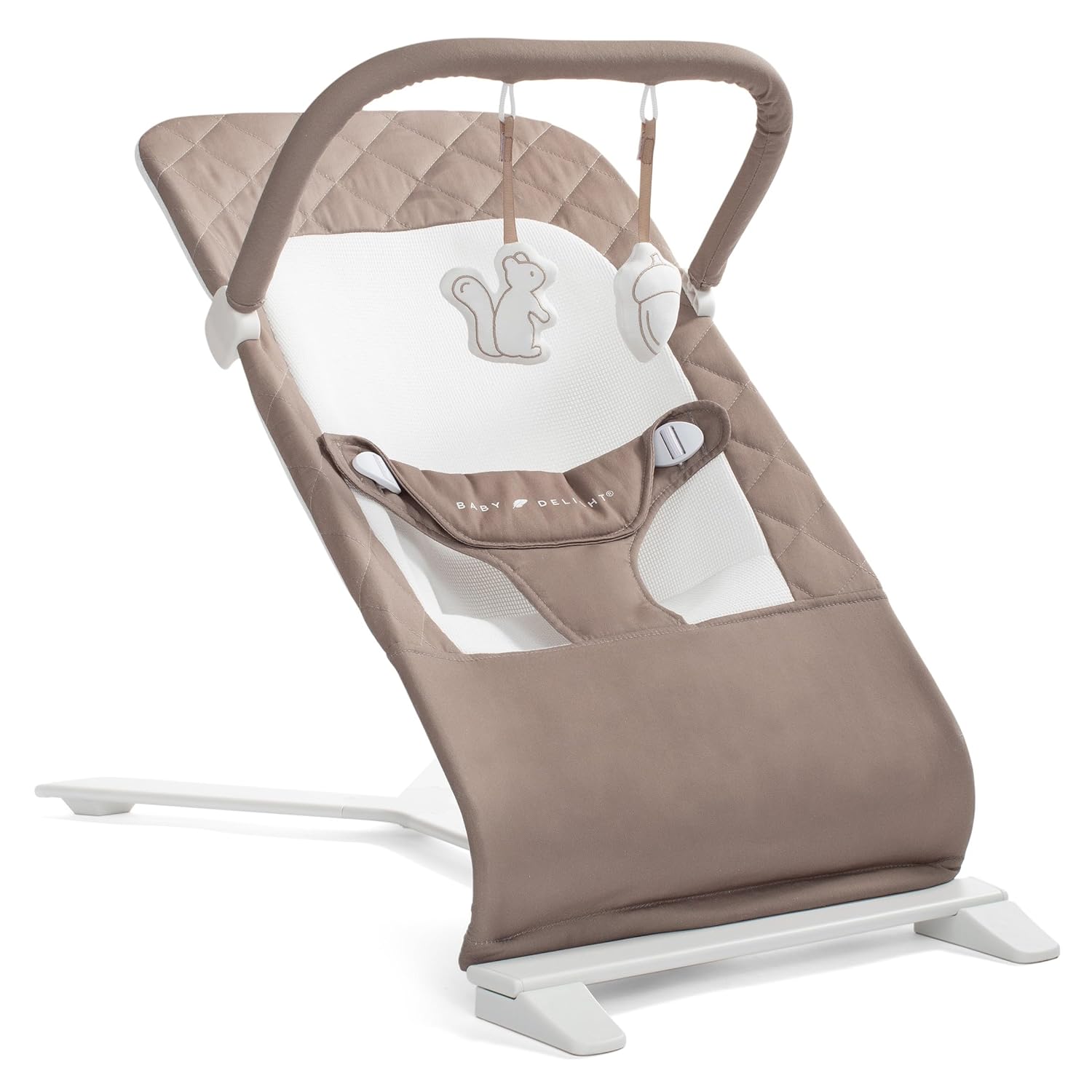 Baby Delight Alpine Deluxe Portable Baby Bouncer | Infant | 0-6 Months | 100% GOTS Certified...