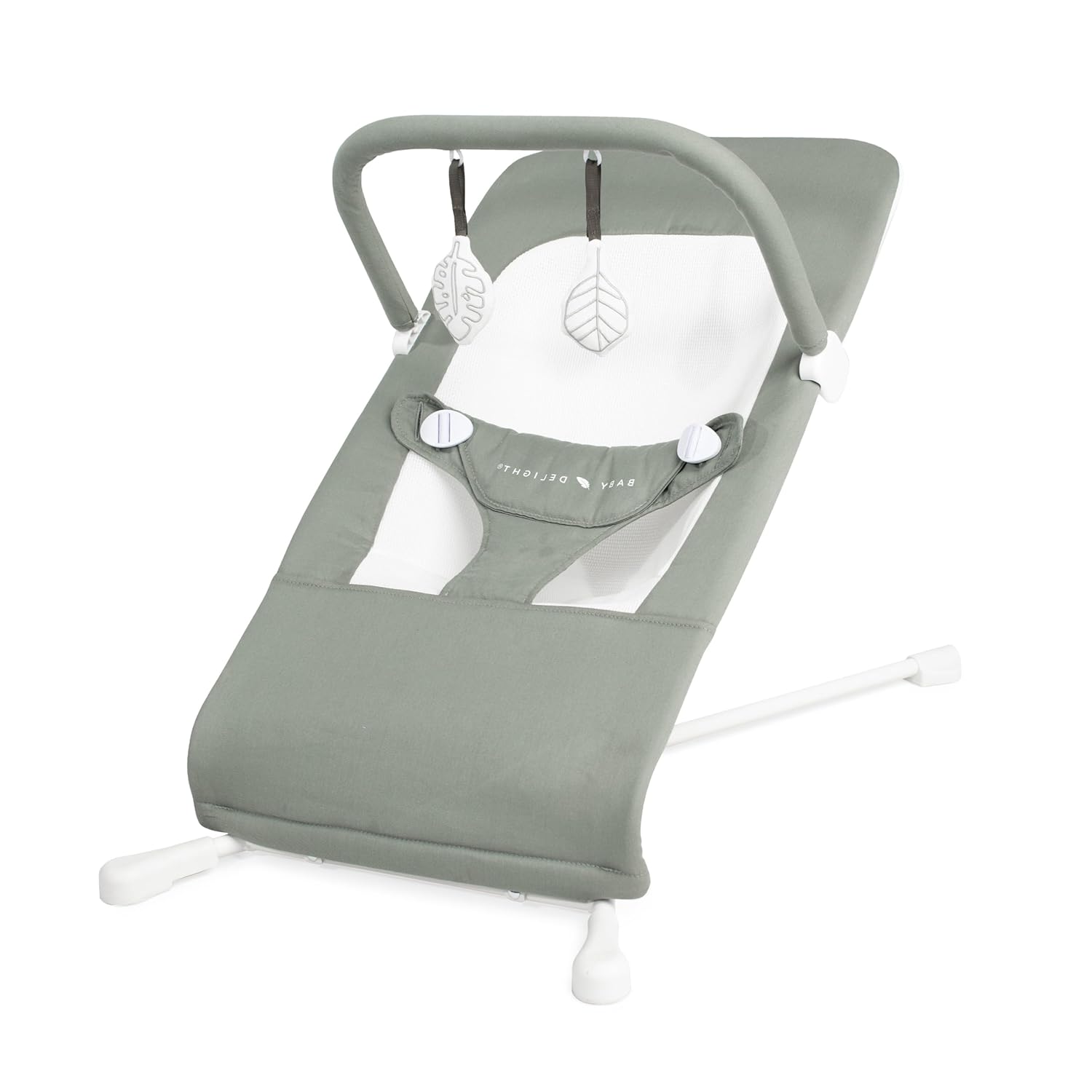 Baby Delight Highland Organic Baby Bouncer | Infant | 0 – 6 Months | 3-Position Recline |...