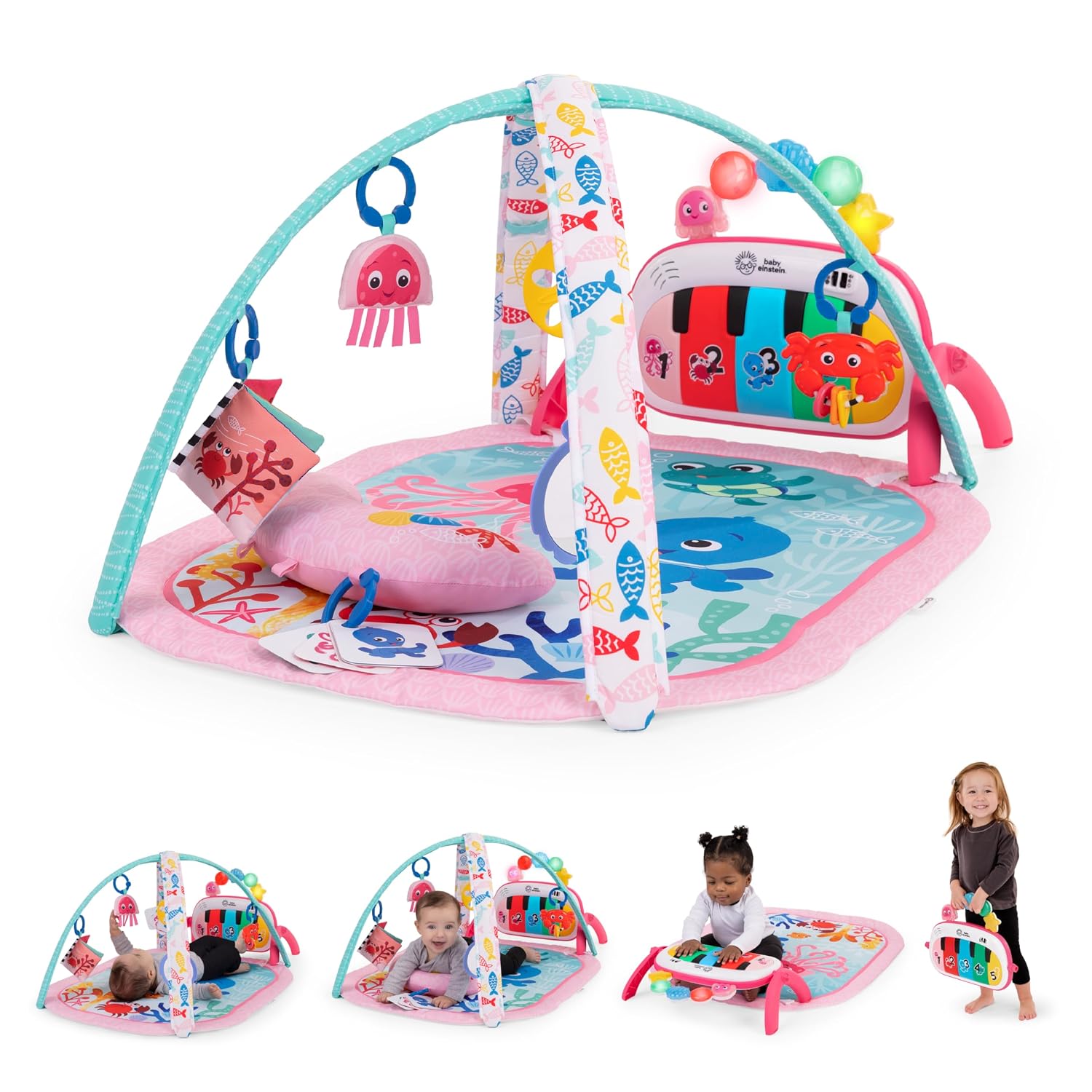 Baby Einstein Ocean Explorers 4-in-1 Kickin Tunes Jellyfish Jamboree Music & Language...