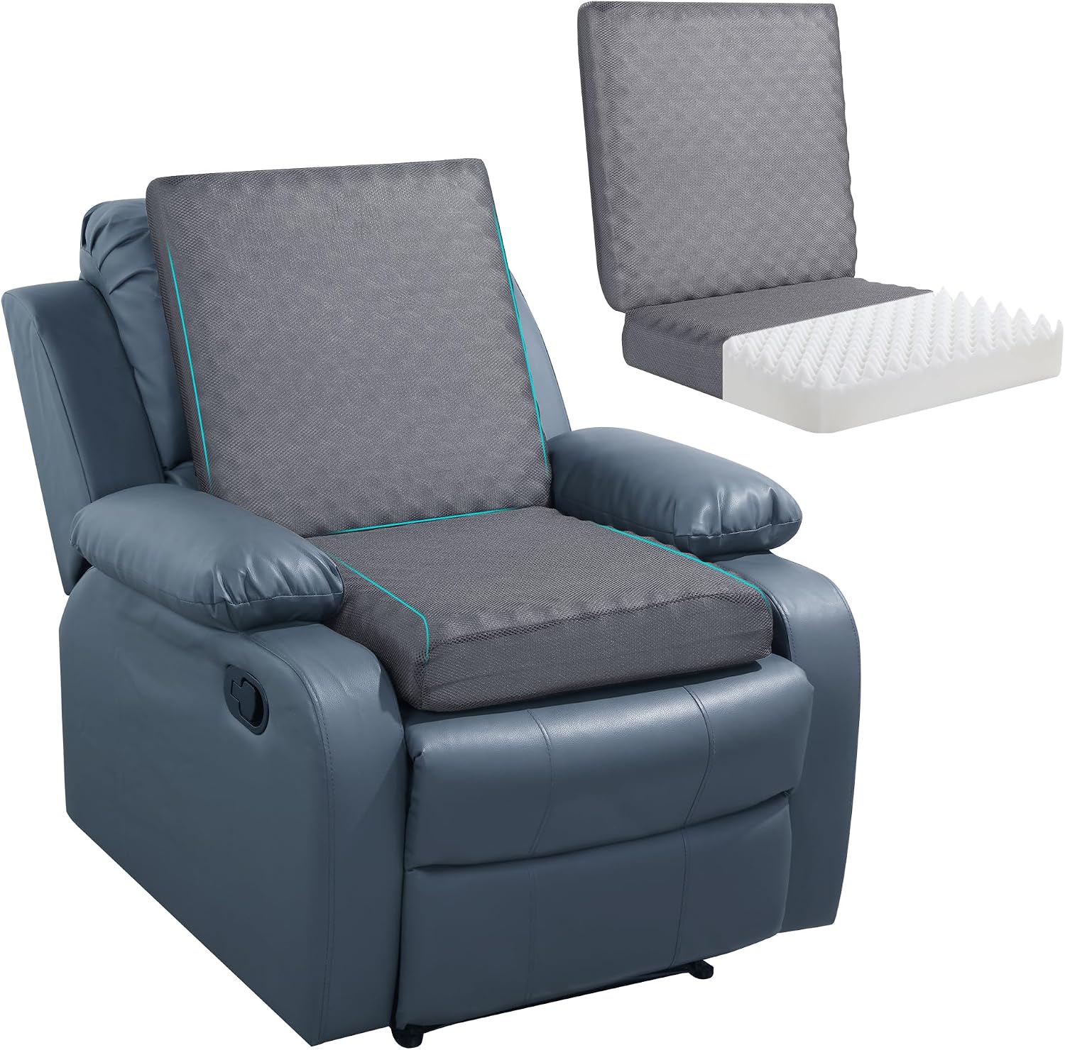 BALAPET Recliner Cushions for Long Sitting, Egg Crate Foam Recliner Cushion for Elderly...