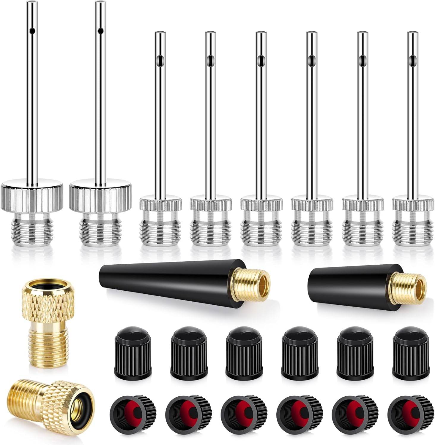 Ball Pump Needles, Unbreakable Air Pump Needles Compatible with Hand and Electric Pump...