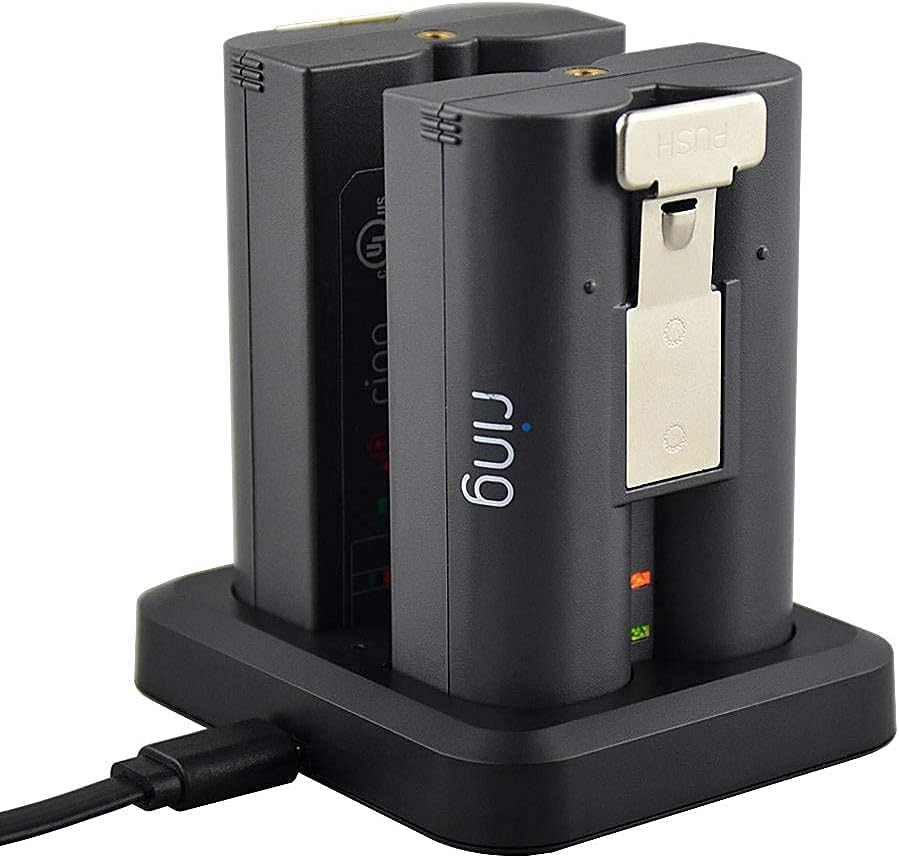 Battery Charger for Ring Rechargeable Battery,Dual Ring Battery Charger Station for Ring...