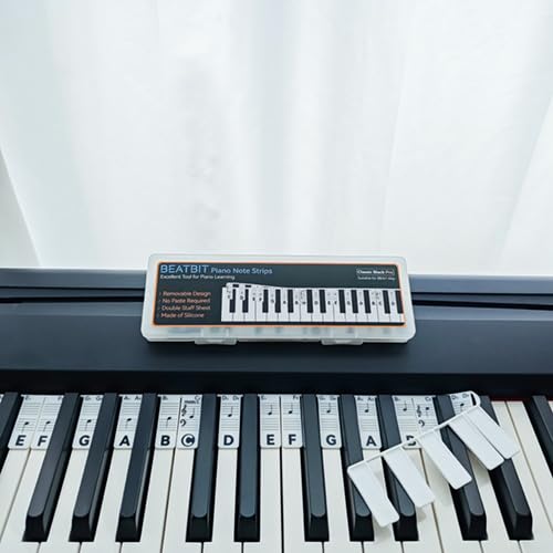 BEATBIT Piano Notes Guide for Beginner, Removable Piano Keyboard Note Labels for Learning...