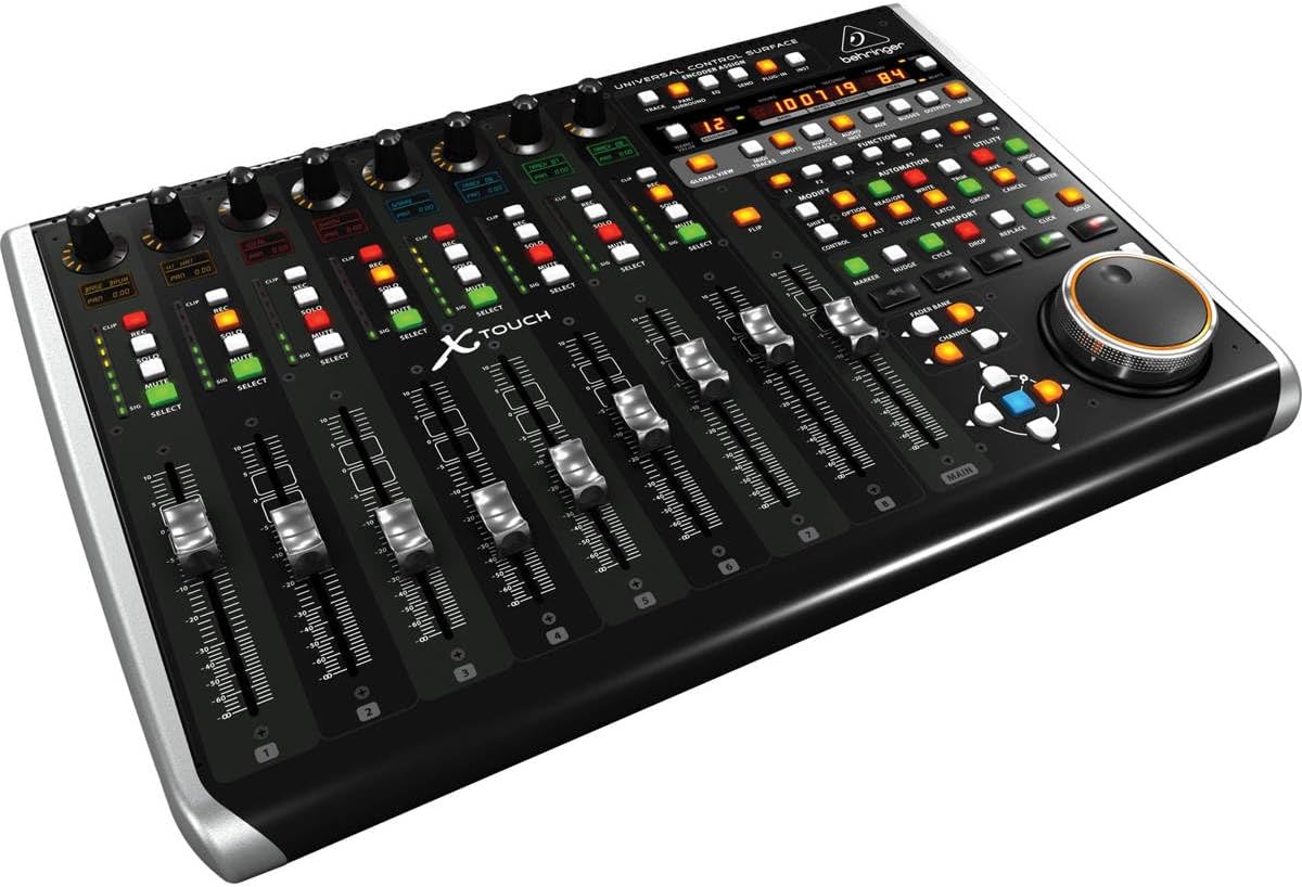 Behringer X-TOUCH Universal Control Surface with 9 Touch-Sensitive Motor Faders, LCD...