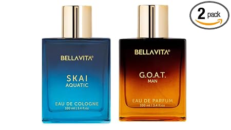 BellaVita Luxury G.O.A.T. & Skai Aquatic Perfume Combo for Men and Women | Long-Lasting... image