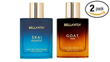 BellaVita Luxury G.O.A.T. & Skai Aquatic Perfume Combo for Men and Women | Long-Lasting... image