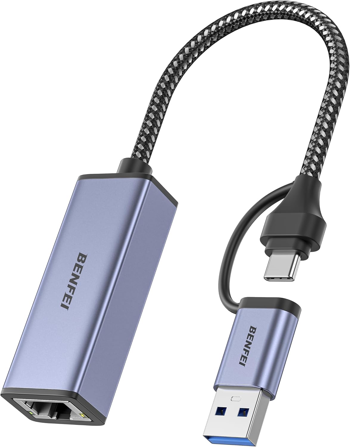 BENFEI USB 3.0 to Ethernet Adapter, USB C to RJ45 Gigabit LAN (1000Mbps) Network Adapter...