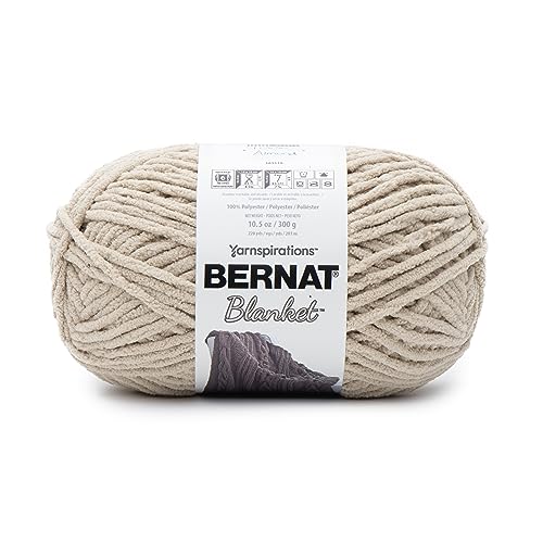 Bernat Blanket Super Bulky Acrylic Yarn - 2 Pack of 300g/10.5oz #6 Chunky Chenille Heavy... image