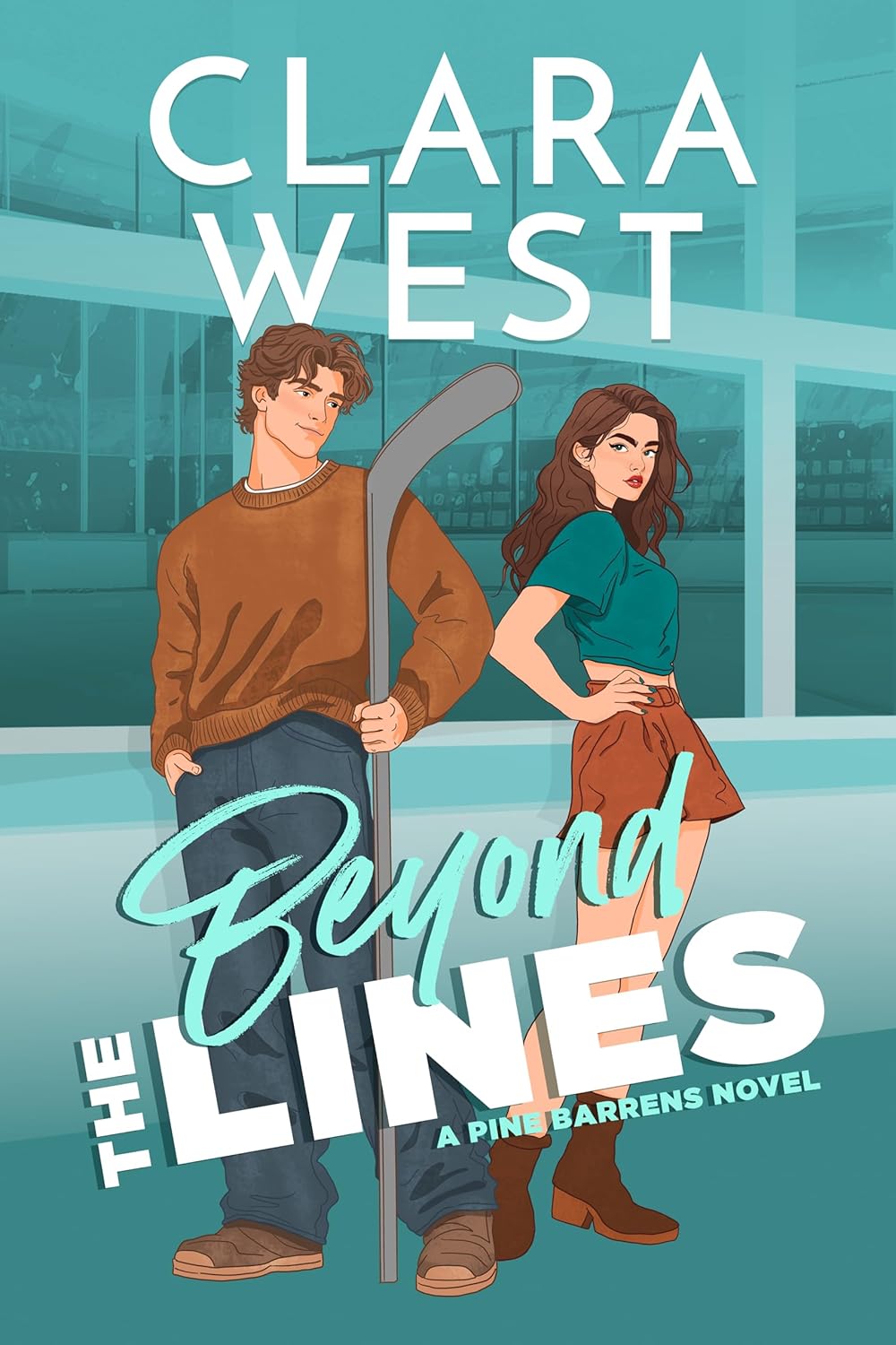 Beyond the Lines: An enemies-to-lovers college hockey romance (Pine Barren University Book 1)