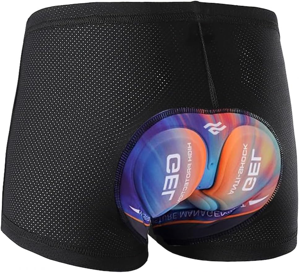 Bike Shorts Men Cycling Underwear MTB Liner 5D Padded Gel Mountain Bicycle Quick-Drying...