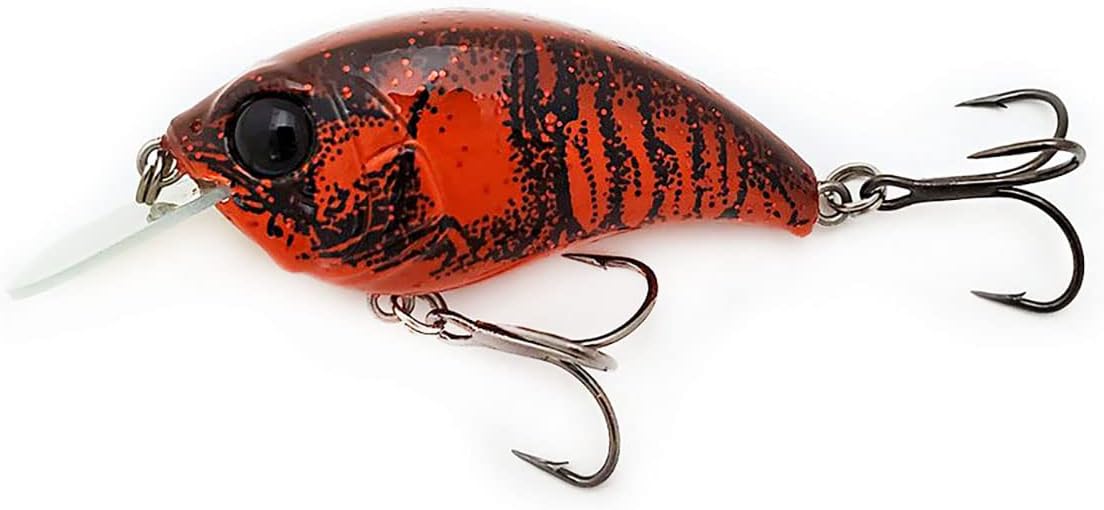Bill Lewis Lifelike SB-57 3/8 OZ. MDJ Series Squarebill Crankbait Fishing Lure with Mustad...