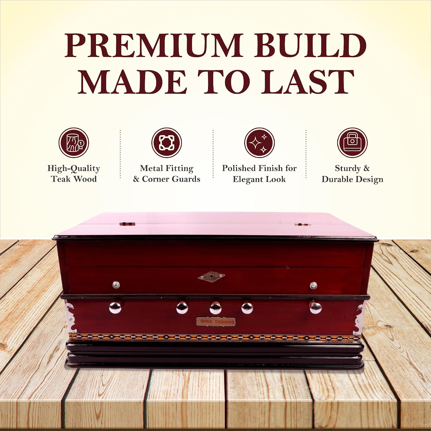 Bina Harmonium BINA Tarang Professional Harmonium image
