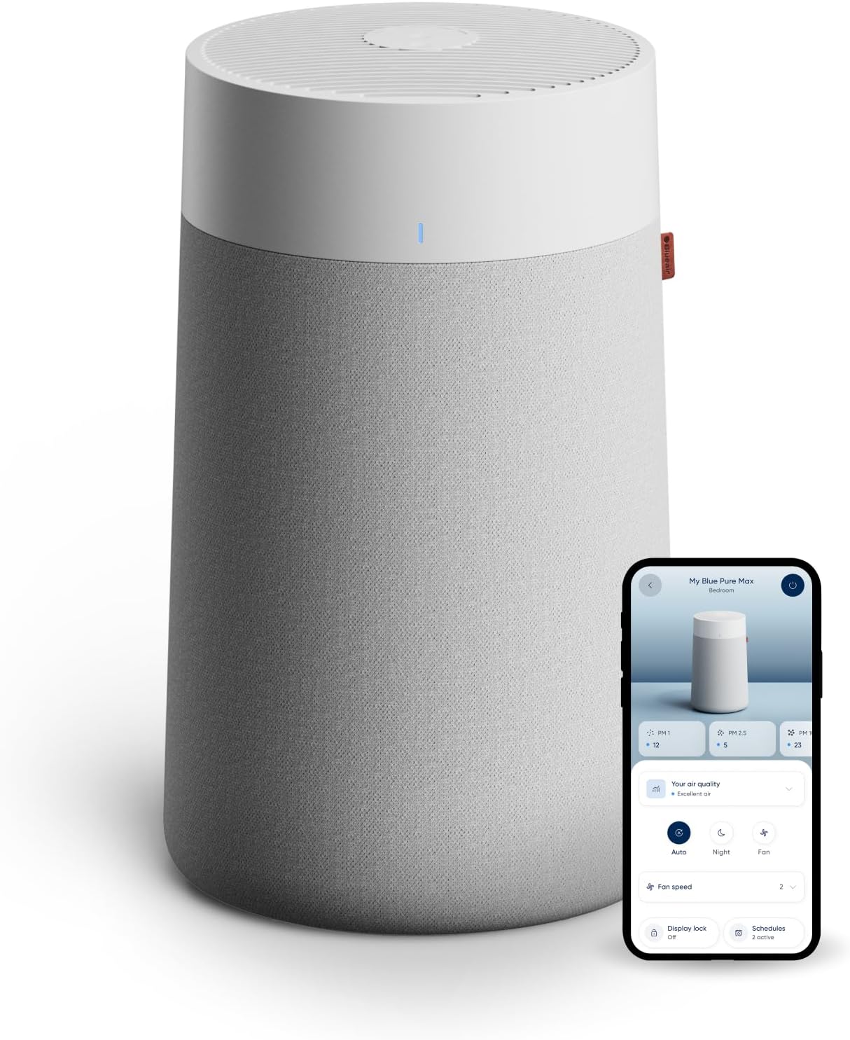 BLUEAIR Blue Pure 311i Max Smart Air Purifier for Medium Rooms up to 1,800 Sq Ft HEPASilent...