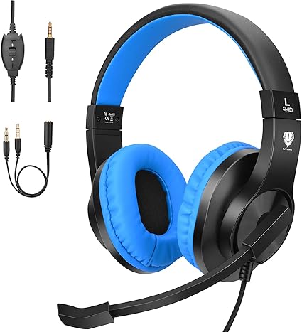 BlueFire Kids Headphones for Online School, Children, Teens, Boys, Girls, 3.5mm Stereo...