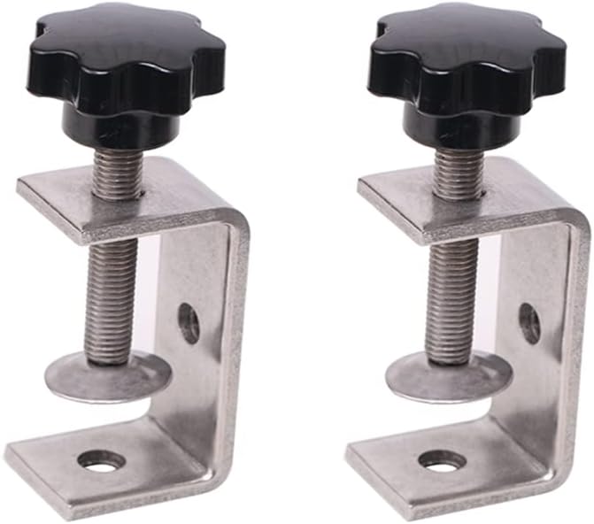 BOLWHAO Heavy Duty C-Clamp Tiger Clamp Wood Clamps Stainless Steel C-Clamp for Welding...