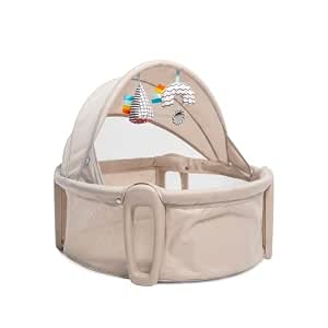 Boppy Cozy Cabana Portable Bassinet with Canopy, Breathable Mesh Walls, Sun Canopy...
