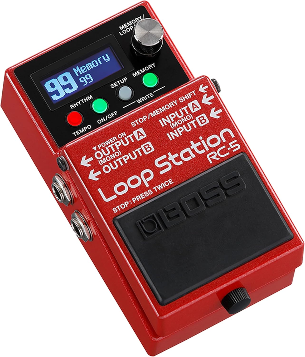 BOSS RC-5 Loop Station | Advanced Looping Features in a Compact Pedal | 32-Bit AD/DA and... image