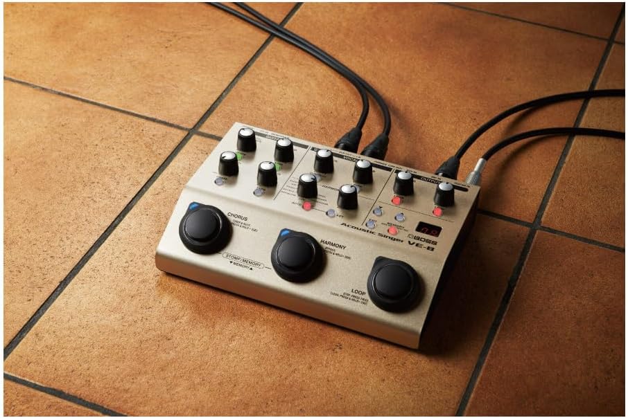 BOSS VE-8 Acoustic Singer | Compact All-In-One Preamp and Effects Solution for Singing... image