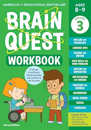 Brain Quest Workbook: 3rd Grade Revised Edition