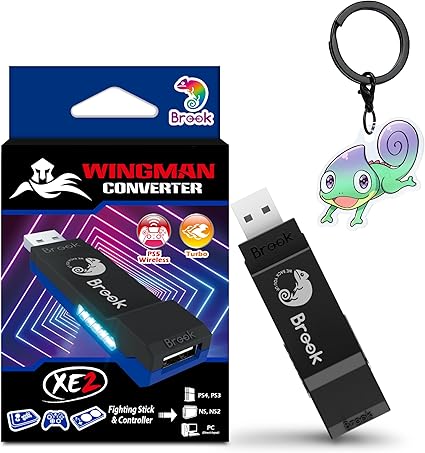 Brook Wingman XE2 Wireless Controller Adapter [Exclusive Version] 2-in 1 Converter for PS5...