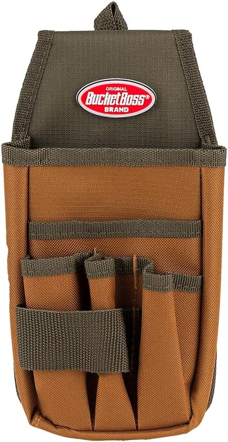 Bucket Boss - Utility Pouch with FlapFit, Pouches - Original Series (54170), Brown