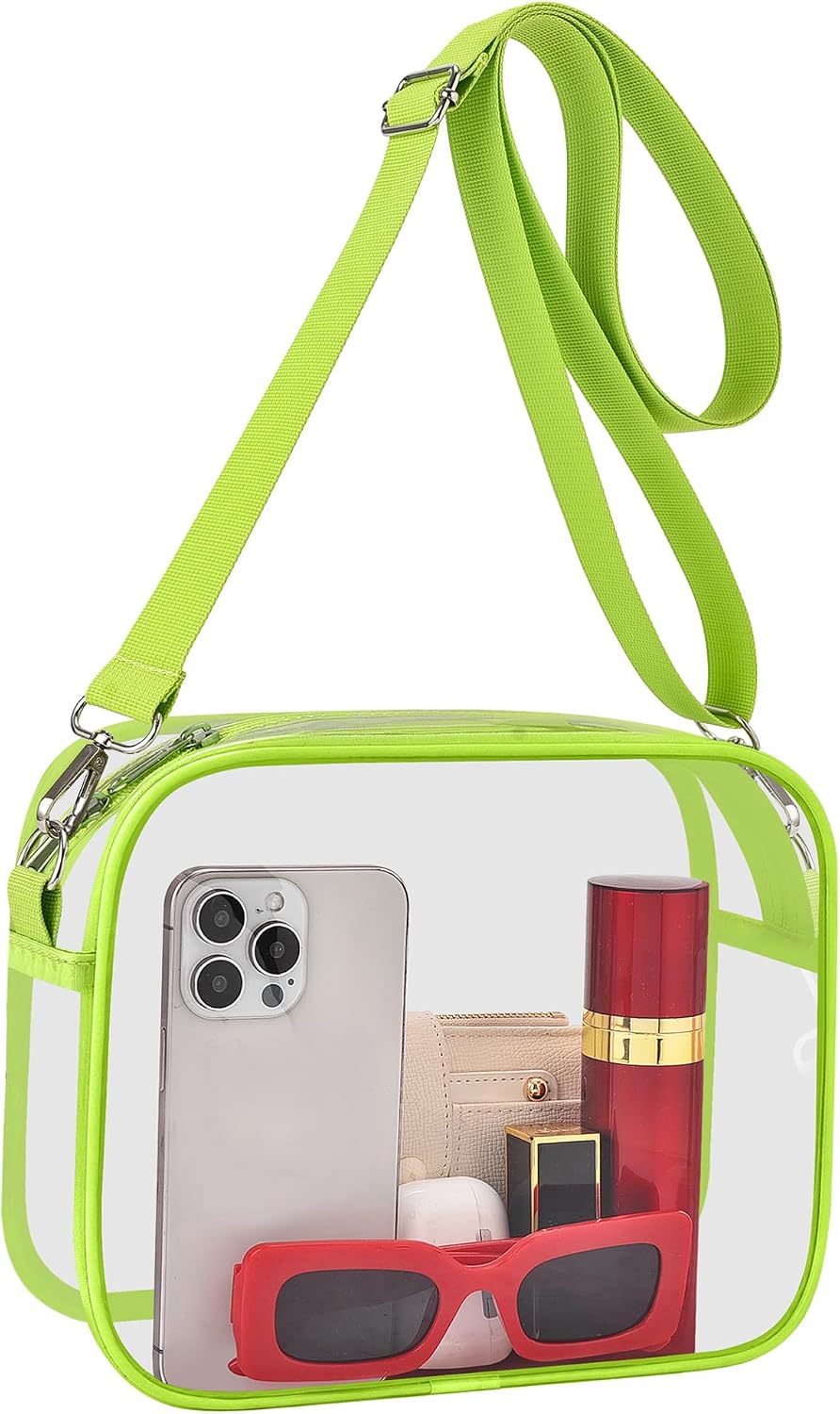 Busiuw Clear Purse for Stadium Events -Clear Bag Stadium Approved Small Mini Women Handbags...