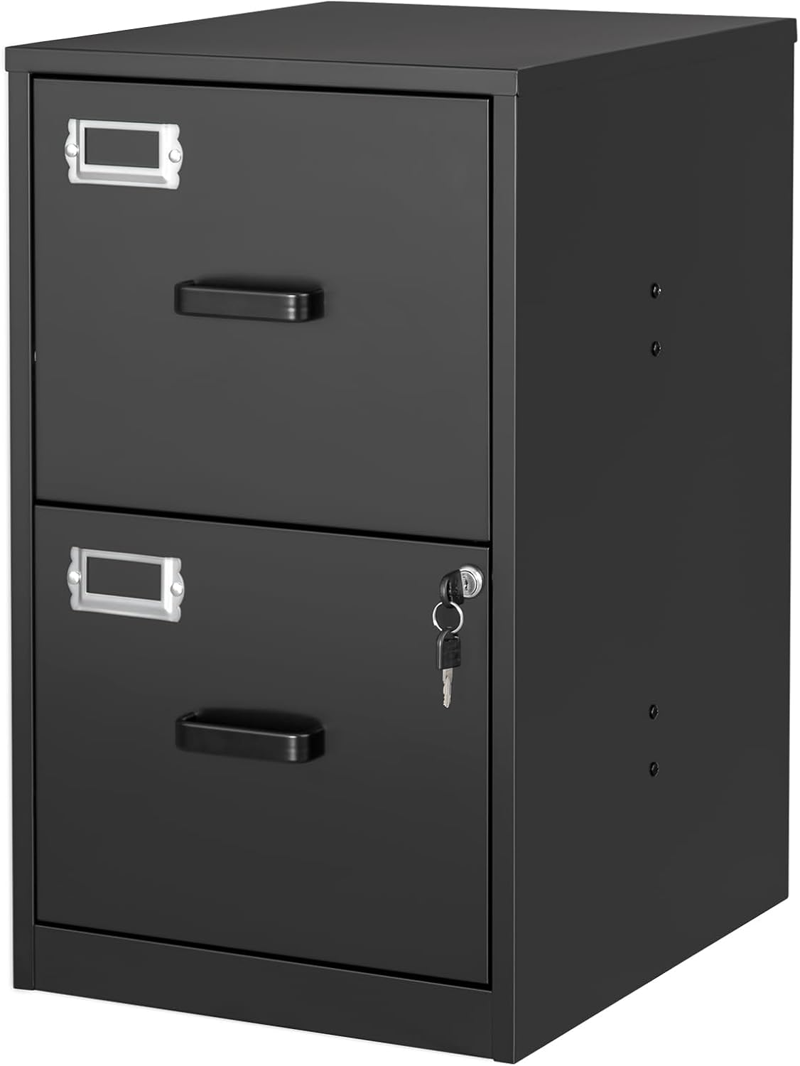 BYNSOE 2 Drawer File Cabinet with Lock Vertical Filing Storage Cabinet Office Home Steel...